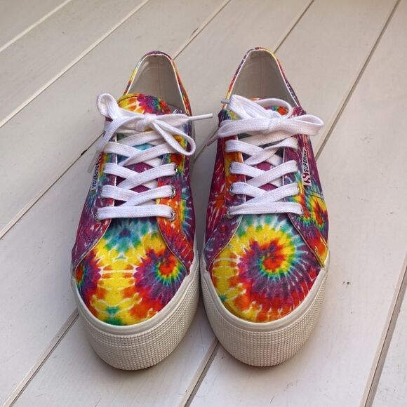 Superga Tie Dye Platform Sneakers - Picture 15 of 15